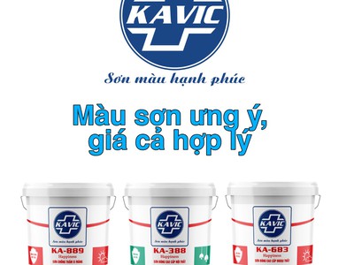 Sơn màu hạnh phúc - Sơn Kavic 0