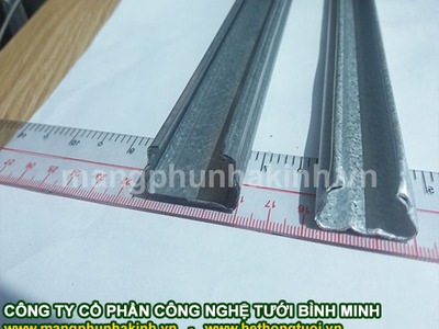 Thanh nẹp zíc zắc, thanh nẹp C, thanh nẹp chữ U, thanh nẹp cài màng nhà kính, zigzag  nẹp nhà kính 1