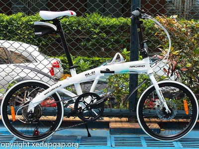 Xe đạp gấp Hachiko HA04   Xe đạp Nhật Bản tăng 30 hiệu suất 3