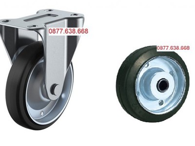 Bánh Xe Cao Su Xoay Khóa Phi 150 Hãng Yuei Nhật Bản 4