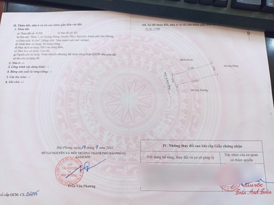 Mặt Đường Liên Thôn Tại Hoàng Động, Thuỷ Nguyên. 81m2, Ngang 4,5m, Nở Hậu. Giá Chỉ 1,36 Tỷ. 5