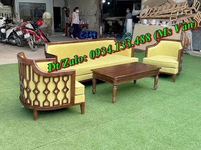 Sofa gỗ Indochine phong cách Đông Dương sang trọng 3