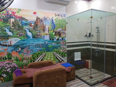 Bán nhà 5 tầng đang kinh doanh massager xông hơi ở tt tân an yên dũng bắc giang 1