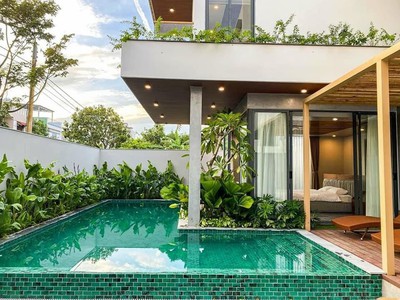 Bán nhanh căn Biệt thự Nam Việt Á- Chuẩn Resort  270m2-MT15m-Hồ Bơi- Gía 27.5 TỶ.-Thương lượng mạnh 2