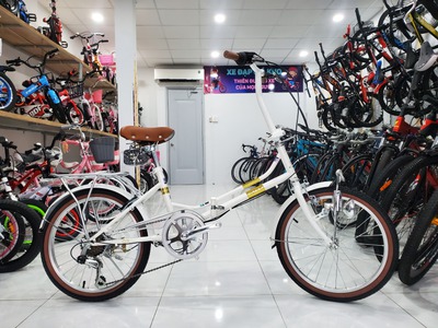  Xe Đạp Gấp 20 Inch Calli Q3 Khung Thép Cổ Điển  0