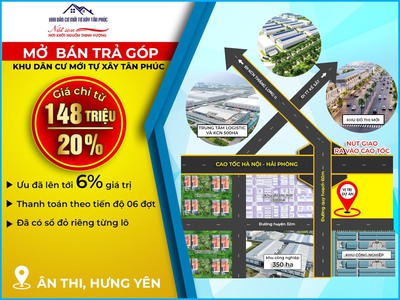 Bán đất thổ cư ven Hà Nội - đường 6m trải nhựa 0