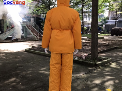Quần áo kho lạnh âm 40 màu cam - Hàng dày dặn- Chất lượng 0