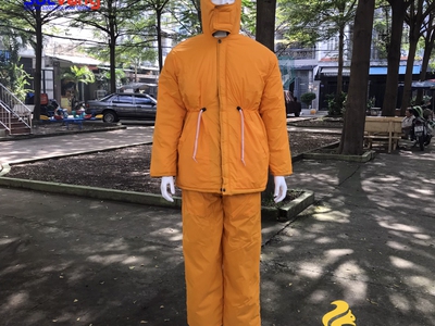 Quần áo kho lạnh âm 40 màu cam - Hàng dày dặn- Chất lượng 3