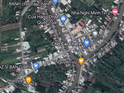 Chính chủ cần bán nền 950m2 mặt tiền lộ nhựa 6m cặp bên chợ Cái Chanh giáp ranh Cần Thơ 2