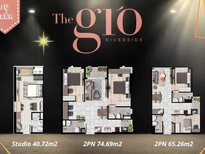 Dự án căn hộ The Gió Riverside - An Gia. Giai đoạn 1 ra mắt thị trường TP. HCM - Bình Dương. 0