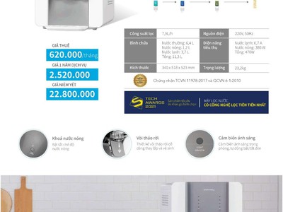 Cho thuê máy lọc nước, máy lọc không khí thương hiệu số 1 Hàn Quốc 1