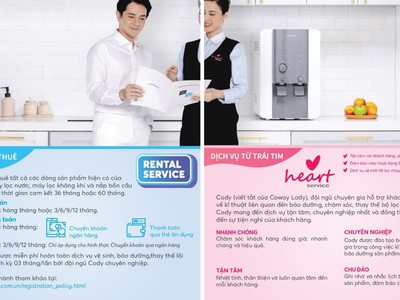 Cho thuê máy lọc nước, máy lọc không khí thương hiệu số 1 Hàn Quốc 17