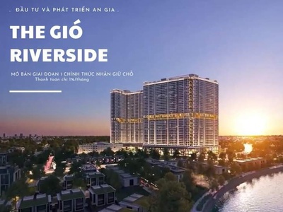 Căn hộ ven sông mặt tiền dt16, đường vành đai 3, kết nối nguyễn xiễn quân 9 chi 3 phút, thanh toán 0