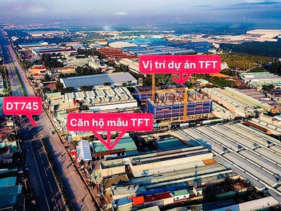 Sở hữu căn hộ chung cư cao cấp gần vsip 3 với giá 300 tr  ngân hàng cho vay 70, trả góp hàng tháng 1