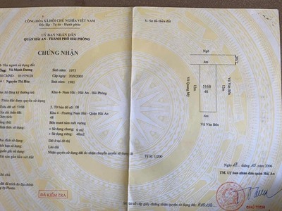 Bán lô đất mặt ngõ 16 Nam Phong, Hải An, Hải Phòng 1
