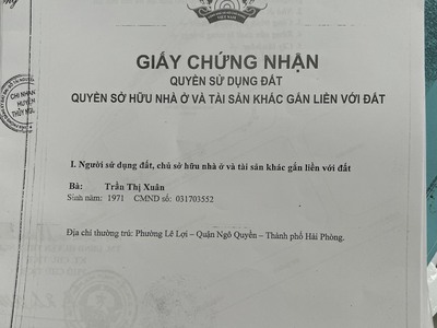 Bán Shop House TTTM TT Núi Đèo Thuỷ Nguyên, DT 30m2, Giá 1,75 tỷ. 1
