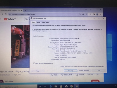 Bán laptop Samsung i5 ram 4gb ssd 120 2