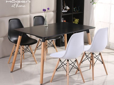 Bộ Bàn Ăn Nhựa 4 Ghế Eames 2