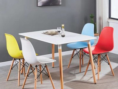Bộ Bàn Ăn Nhựa 4 Ghế Eames 3
