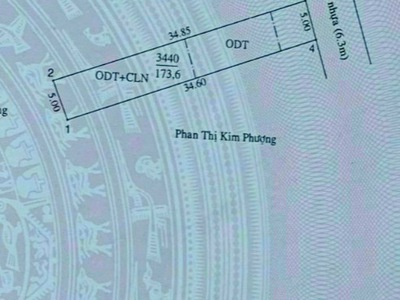 Đất TP TDM 5x34 tc đường nhựa 6,5m bank hỗ trợ tối đa 3