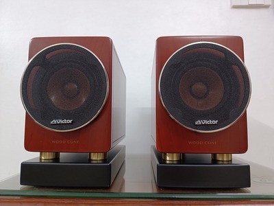 Bộ loa màng gỗ victor EX-A3 Kèm chân đế 2