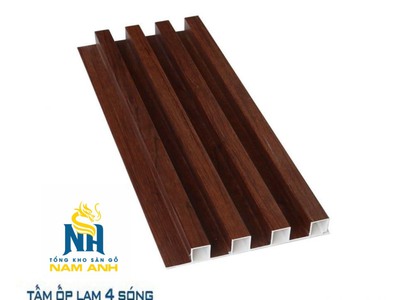 Mẫu lam 4 sóng cao mới màu hiện đại sang chảnh  Tổng kho sàn gỗ Nam Anh 4