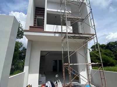 Bán nhà Tân An, TDM, sổ sẵn, mặt tiền đường nhựa 1 trệt, 1 lầu giá chỉ 2ty650, ngân hàng hỗ trợ vay 4