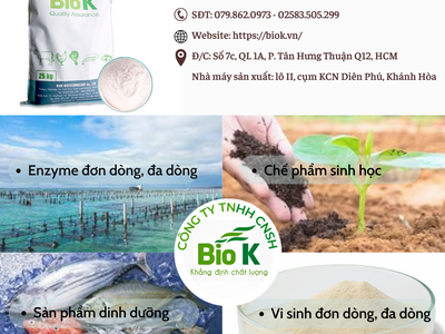 CHẾ PHẨM SINH HỌC dùng trong trồng trọt và chăn nuôi   GIÁ GỐC TẠI NHÀ MÁY 3