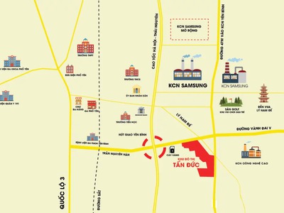 Bán lô góc ngay cổng dự án KĐT Tấn Đức Center Thái Nguyên. Lô đẹp nhất dự án giá chỉ 35triệu/m2 5