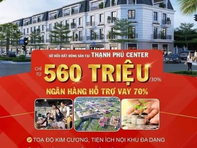 Bán đất nền mặt tiền thổ cư chợ phố khu dân cư thị trấn thạnh phú 0