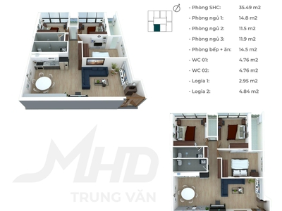 Bán căn hộ cao cấp 3PN,4PN veiw công viên 1