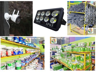 Lắp đặt Camera Thủ Thừa Long An - Siêu Thị Sơn 4