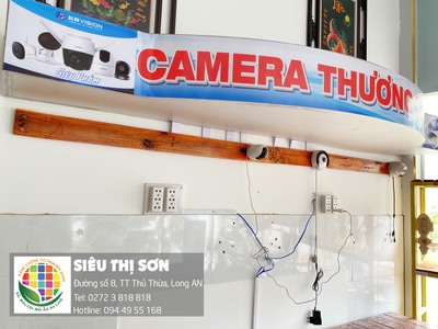 Lắp đặt Camera Thủ Thừa Long An - Siêu Thị Sơn 0