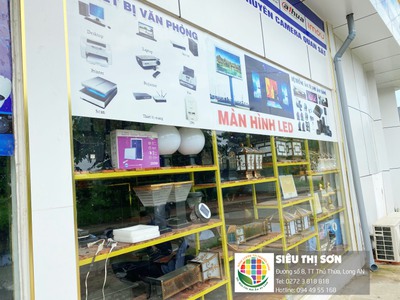 Lắp đặt Camera Thủ Thừa Long An - Siêu Thị Sơn 2