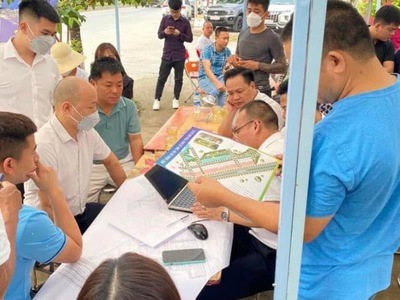 Đất đẹp sổ đỏ mặt đường Âu Cơ giá cực rẻ dự án Tnr Yên Bái 2