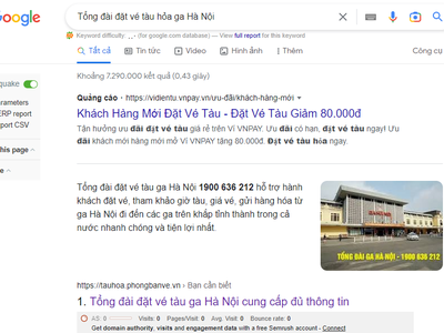 Tổng đài đặt vé tàu hỏa ga Hà Nội 0