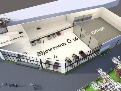Cho thuê 3200m2 03 mặt tiền làm showroom ôtô kho chuyển phát nhanh Hoàn thiện cơ bản. 0