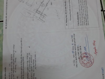 Bán nhà 1162/2 Quang Trung p8 GV 4mx16m đúc trệt  3 lầu  7,6 Tỷ 9