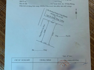 Bán 2 lô liền kề Hoàng Công Khanh,Lãm Hà, Kiến An Gần Chợ Sắt 0