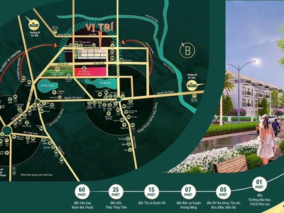 Bán đất tại trung tâm hành chính huyện Krông Năng diện tích 132m2 giá 899m2 2