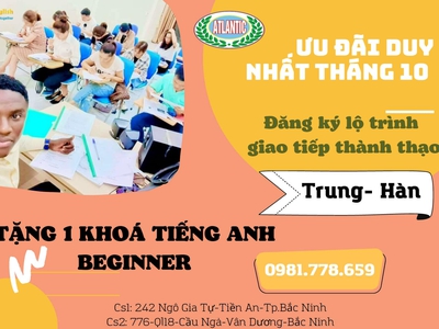 Tuyển sinh Khai giảng lớp tiếng Anh giao tiếp người lớn 0