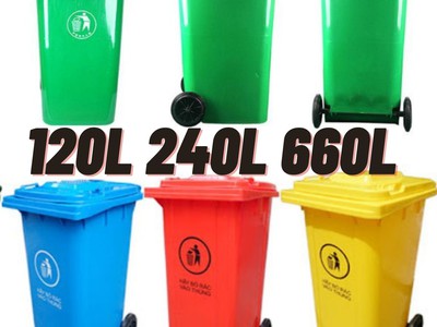 Chuyên cung cấp thùng rác giá rẻ 120lit, 240lit, 660lit 0