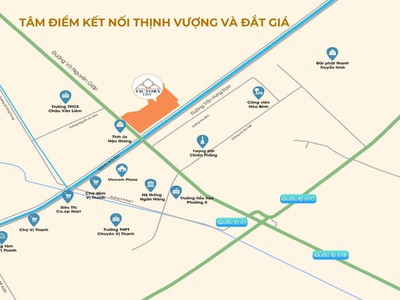 Vị Thanh-Hậu Giang, sở hữu đất nền trung tâm thành phố chỉ 1 tỷ 3 4