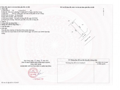 Vị Thanh-Hậu Giang, sở hữu đất nền trung tâm thành phố chỉ 1 tỷ 3 3