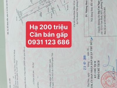 Cần bán gấp lô đất sát chợ hiệp bình - phường hiệp bình chánh thành phố thủ đức 3