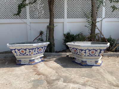 Cơ sở chậu hoa Thế Sơn - chậu hoa dán sành sứ - chậu khảm sành - cẩn miễng 12