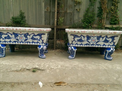 Cơ sở chậu hoa Thế Sơn - chậu hoa dán sành sứ - chậu khảm sành - cẩn miễng 16