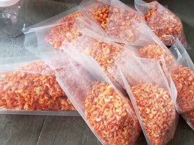 Gói 500gr Tôm khô biển Hà Tiên hấp nước dừa size lớn 1