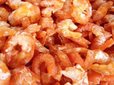 Gói 500gr Tôm khô biển Hà Tiên hấp nước dừa size lớn 2