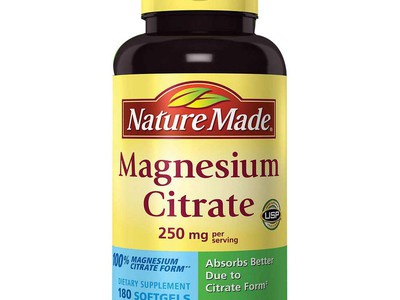 Bổ sung magie Nature Made Magnesium Citrate 250 mg 180 viên 0